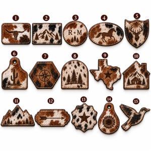 Custom Hair-On Cowhide Hat Patches, Engraved Logo, Western Trucker Hats