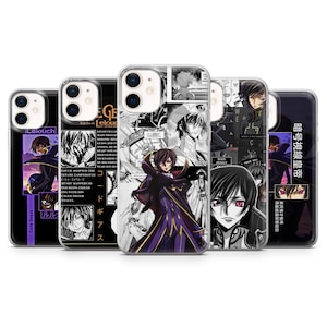 Lelouch Phone Case Code Geass Anime cover for iPhone, Samsung, Pixel, Huawei and others (message us)