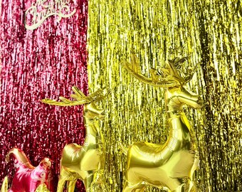 Customizable Premium Fringe Backdrop With Color Blocked Pattern ...