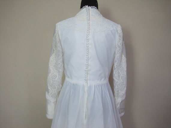 Victorian Wedding Gown Fitted A Line Empire Dress… - image 10