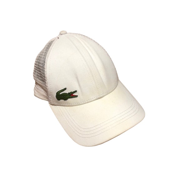 Lacoste Mens Trucked Hat White 8119 - Etsy