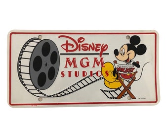 【ヴィンテージ】ウォルト ディズニー ワールド　ナンバープレート ヴィンテージ ウォルト・ディズニー・ワールド ウォルト・ディズニー