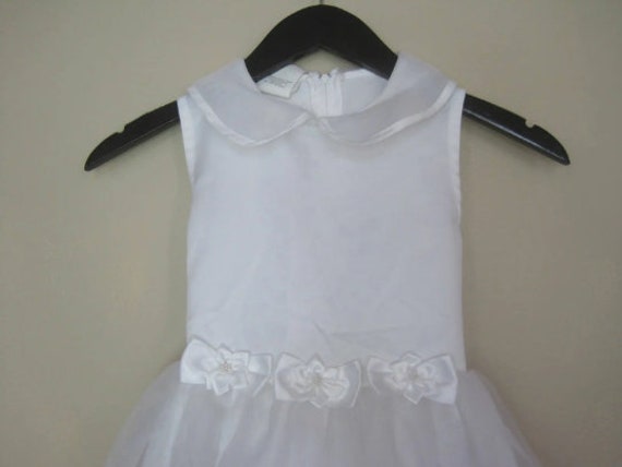 BONNIE JEAN Dress Sz 7 Girls Kids Tulle Sleeveles… - image 1