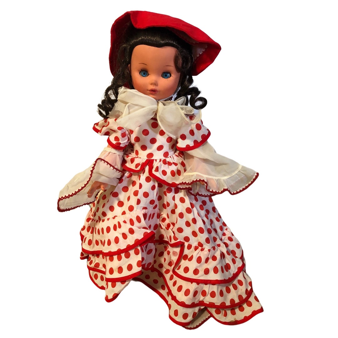 Vintage Furga Italy 18 Doll Spanish Senorita Outfit Etsy