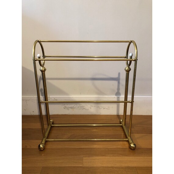 Mid Century Towel Rack Etsy