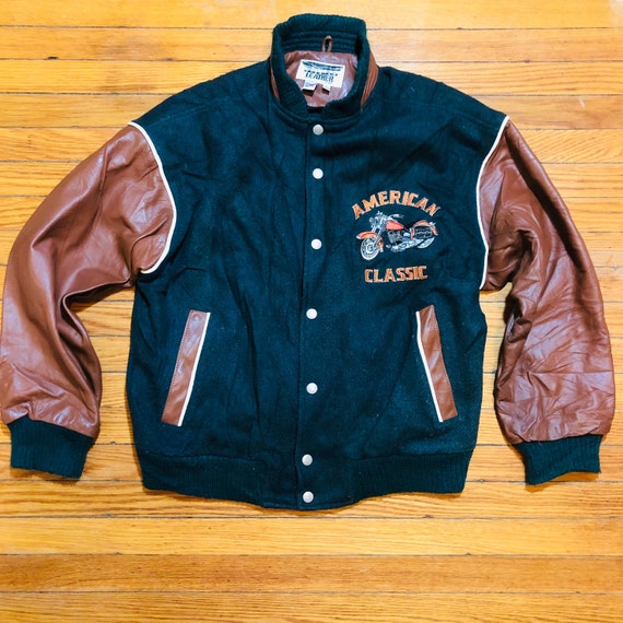 Vtg Dallas Premium Leather Men’s Sz XS Motorcycle