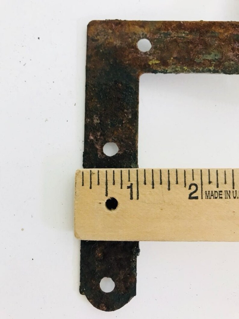 Window Shutter Brackets Hardware Antique Vintage Iron Black Etsy