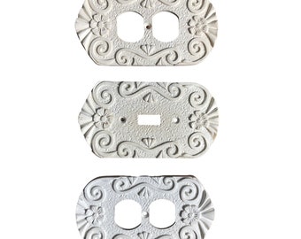 Vintage Electrical Wall Outlet Cover Plates Decorative Floral