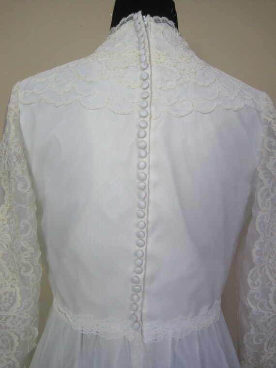 Victorian Wedding Gown Fitted A Line Empire Dress… - image 7