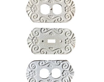 Vintage Electrical Wall Outlet Cover Plates Decorative Floral