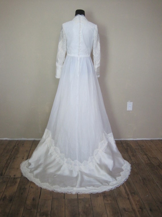 Victorian Wedding Gown Fitted A Line Empire Dress… - image 2