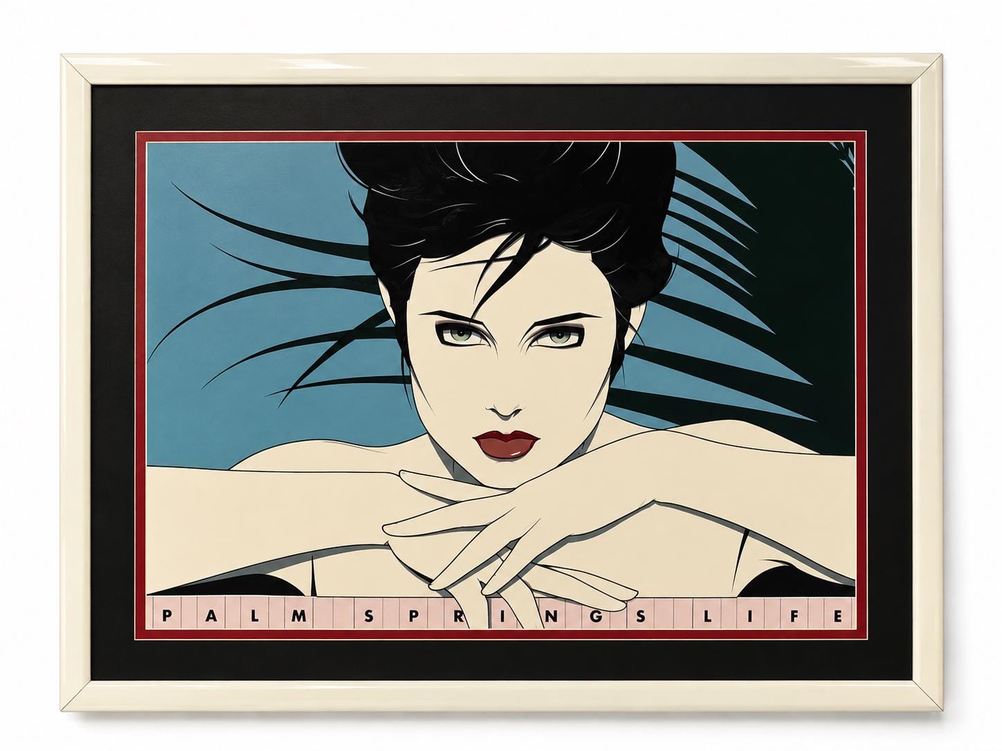 Vintage Framed Patrick Nagel - Etsy