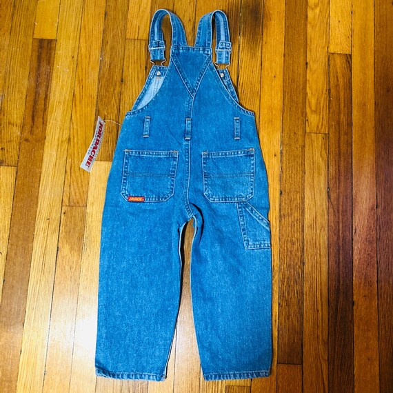 Jordache Jeanswear Denim Bib Overall Unisex Girls… - image 2