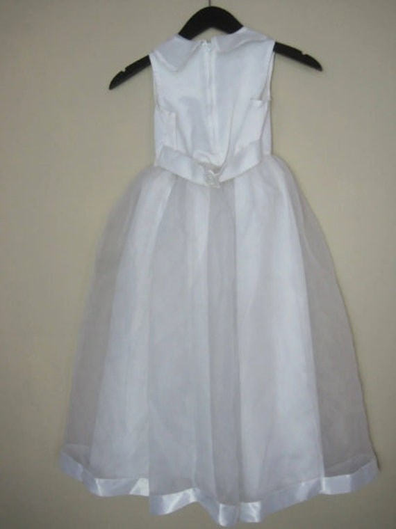 BONNIE JEAN Dress Sz 7 Girls Kids Tulle Sleeveles… - image 3