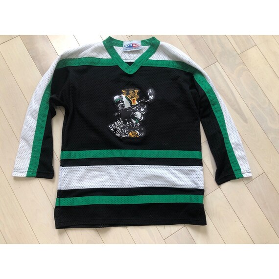 VINTAGE Hockey Jersey XL Youth Patch Mitchell 19 Etsy