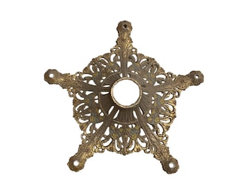 Dossel de luz antigo estilo Art Nouveau