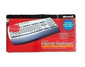 Vintage Microsoft Internet Keyboard 0699 X0-75359