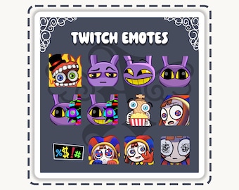 Emotes do Digital Circus (128px, 112px, 56px, 28px) (PNG)