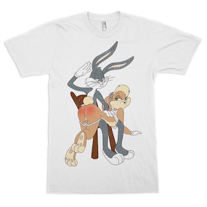 Bugs Bunny and Lola Butt Slap Vintage T-Shirt, Men's and Women's Sizes