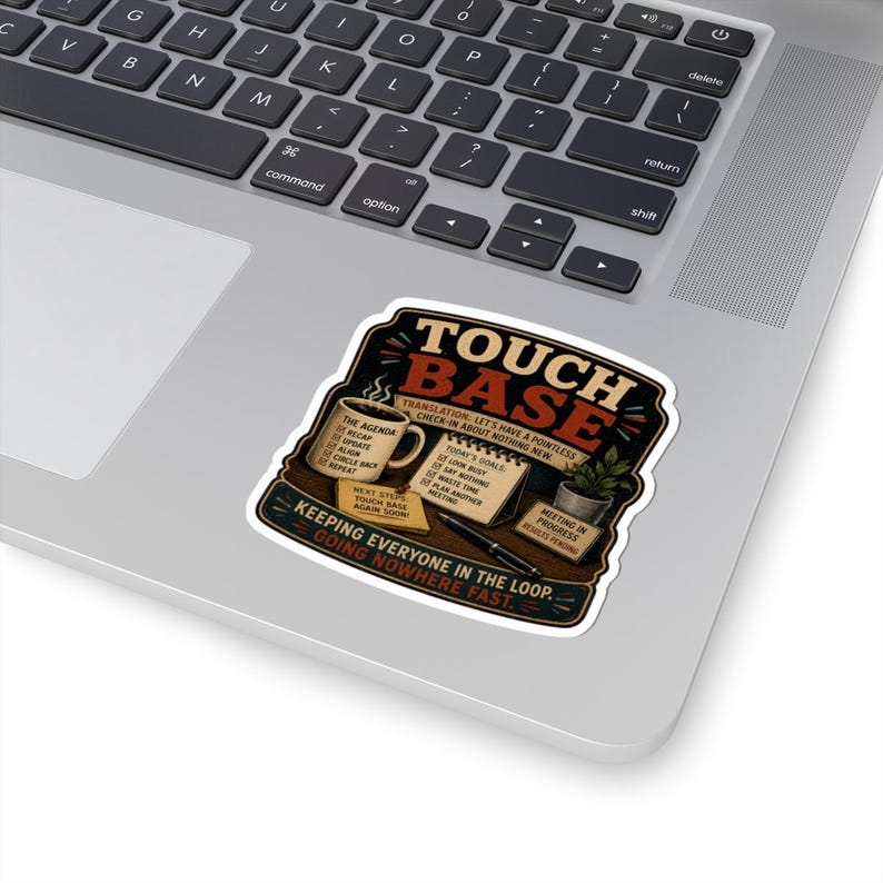 Touch Base Sticker