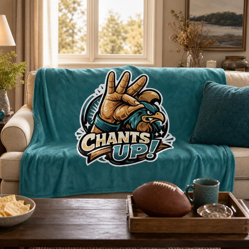 Coastal Carolina CHANTS UP! Blanket