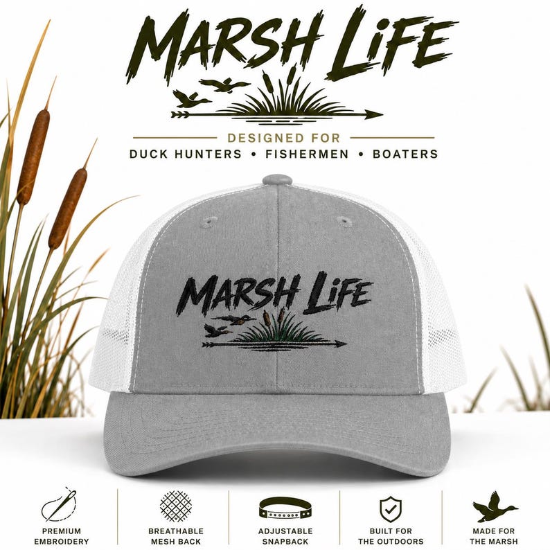 Marsh Life Trucker Hat