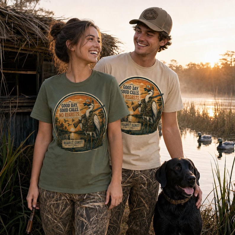 Good Day. Good Calls. No Regrets. Hunting Shirt