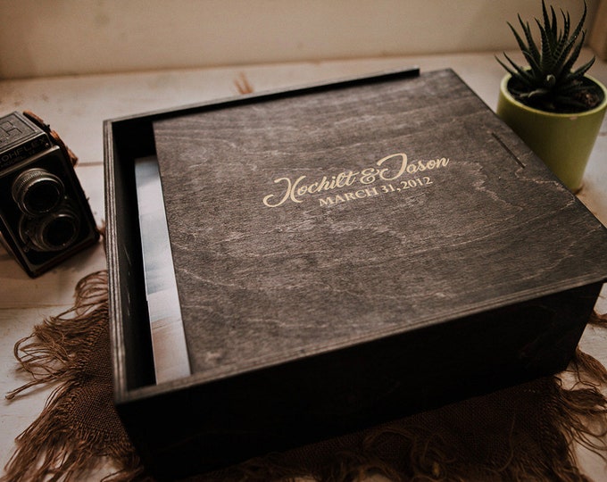 Custom 13x13x2 - Wood Album Box