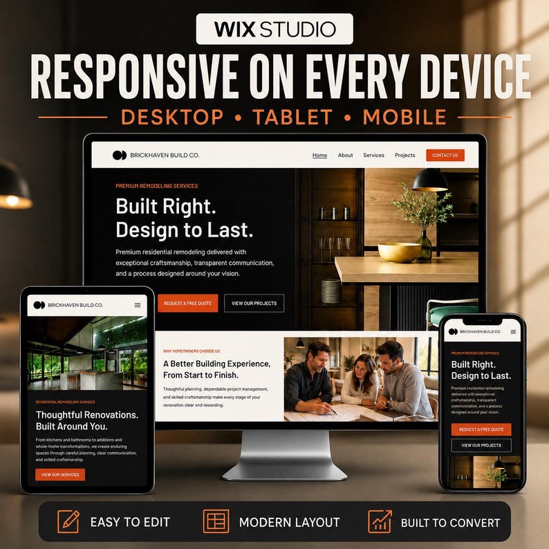 Brickhaven home page preview