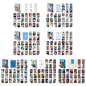 Puede incluir: Una colección de seis juegos de tarjetas coleccionables con retratos individuales y fotos de grupo. Cada juego incluye una caja de marca, tarjetas con firmas y numerosas tarjetas rectangulares pequeñas con diversas personas.