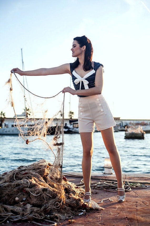 vintage sailor shorts