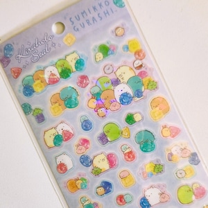 J KawaiiMautio Epoxy Sticker: Sumikko Gurashi 2022 Sumikko Gurashi Seal Friends Edelsteen Diamant Grillig Thema 55304 San x
