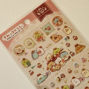 J Kawaii Japan Stickervel Assortiment: Sumikko Gurashi 2023 Hotel New Smikko Craft Party Fancy String Vrienden Holografisch Glanzend