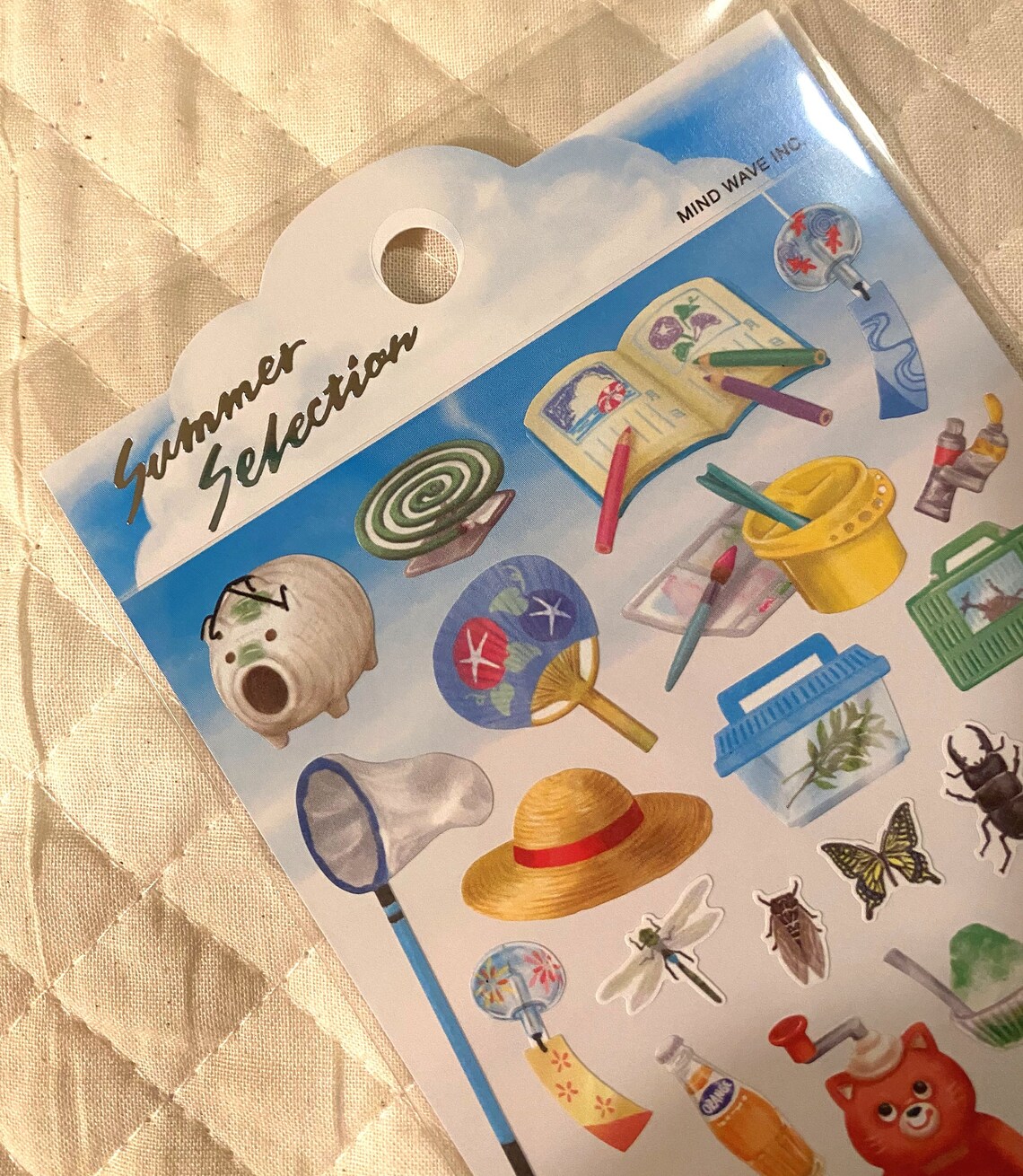 Kawaii Japan Sticker Sheet Assort: Mind Wave Summer 2020 | Etsy