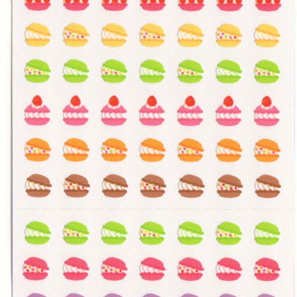 Kawaii Japan Sticker Sheet sortieren: Ein Punkt Siegel Macaron Mini Punkt Aufkleber für Diy Dekorationen Planer Spielplan Buch Harz Handwerk R