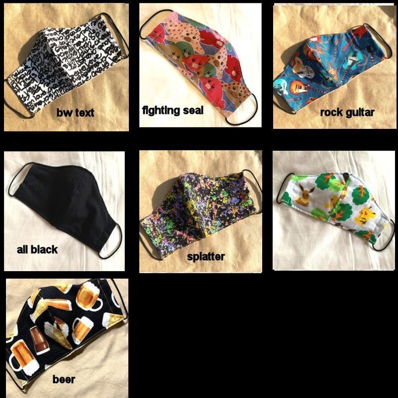 XL Made in USA Handmade Face Mask Allergy Hay fever Reduction Etsy