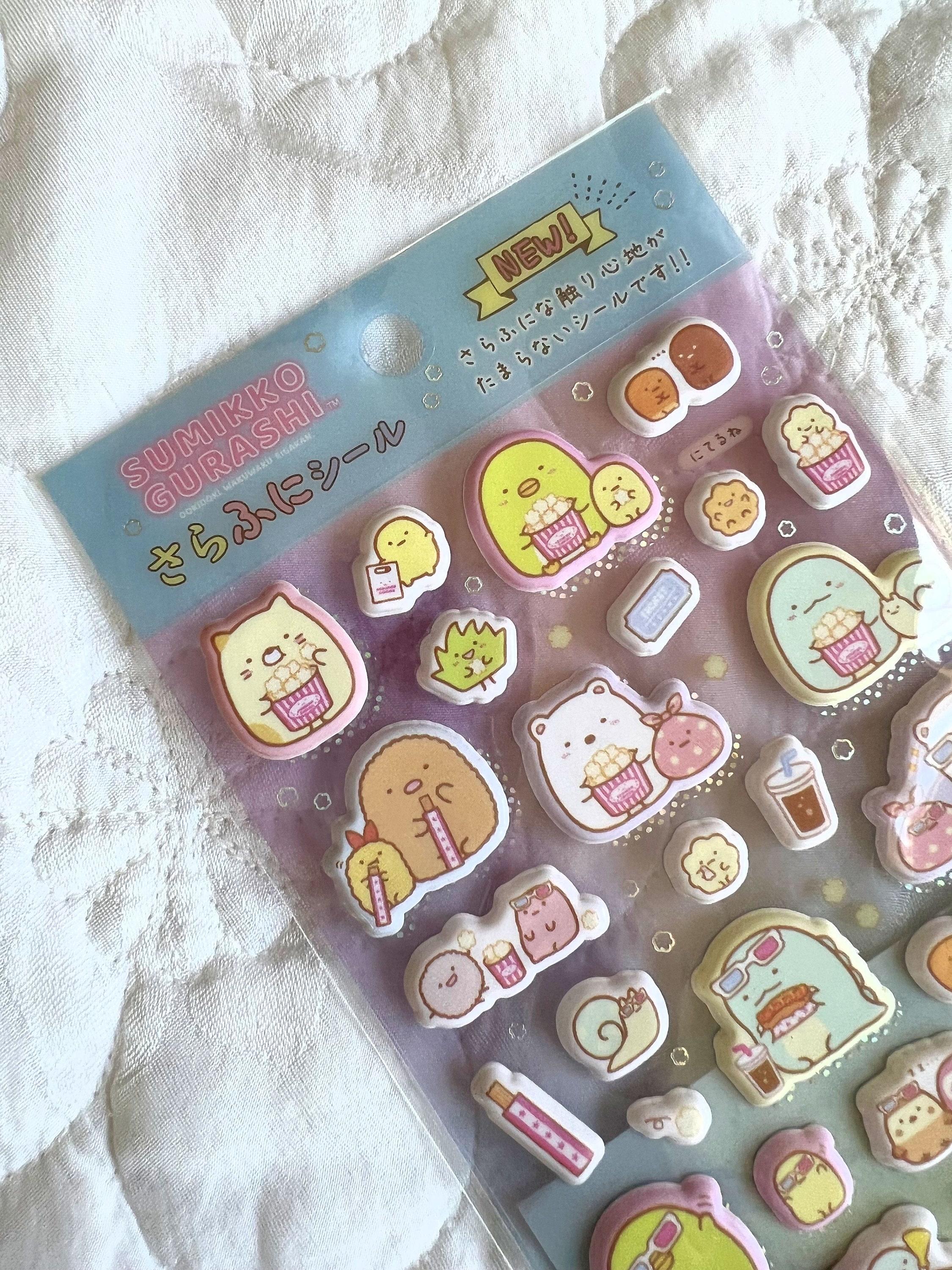 San-X Sumikko Gurashi Things in The Corner Sushi House Puffy Stickers (A)