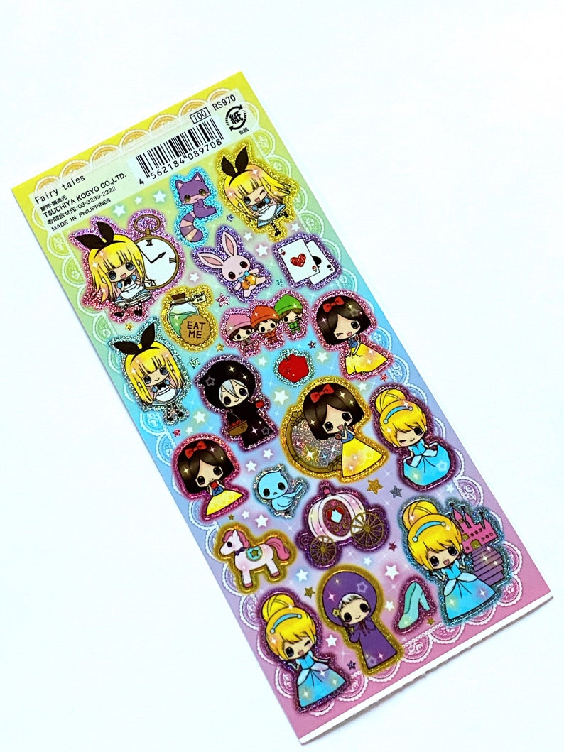 Kawaii Japon Sticker Sheet Assort: Tsuchiya Holographic ...