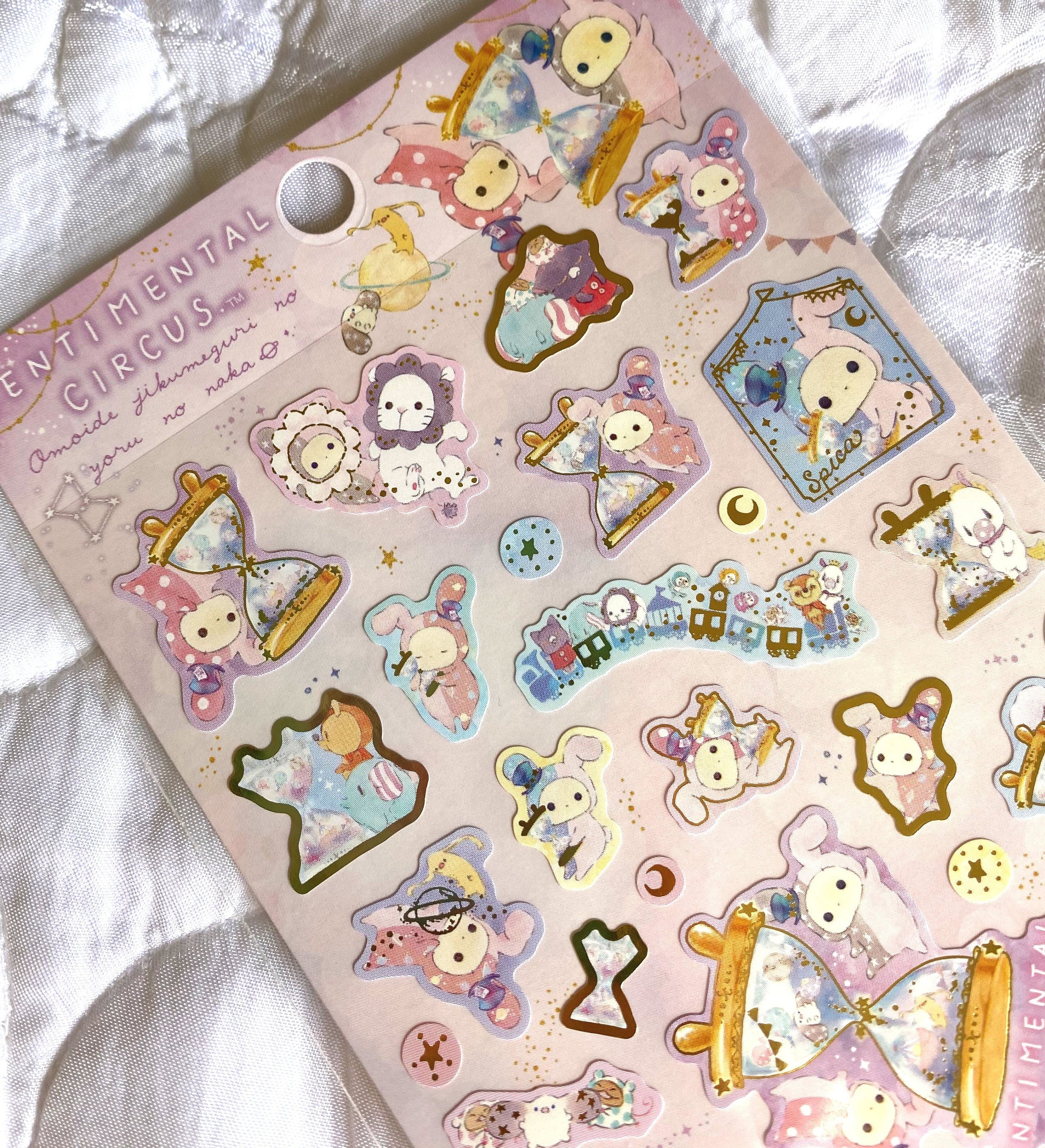 C Kawaii Japan Sticker Sheet Assort: San-x Sentimental