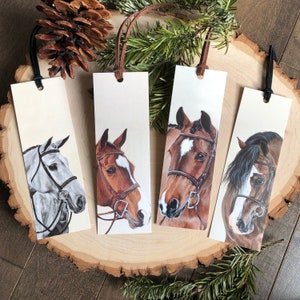 Illustrated Bookmarks. Horse Lover's Four Pack.