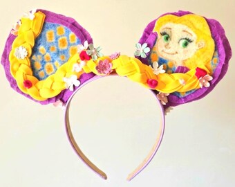 Orejas inspiradas en Rapunzel