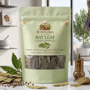 Bay Leaves,  Pure Aromatic Tej Patta, Hand-Selected Spice, Slow Cooking Herb
