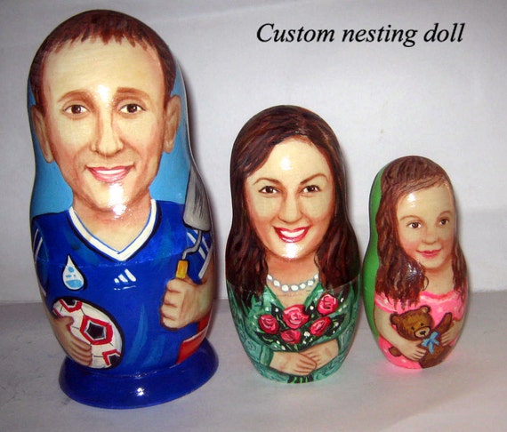 personalised nesting dolls