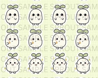 Sprout Stickers | Tiny Sprout, Big Feelings!
