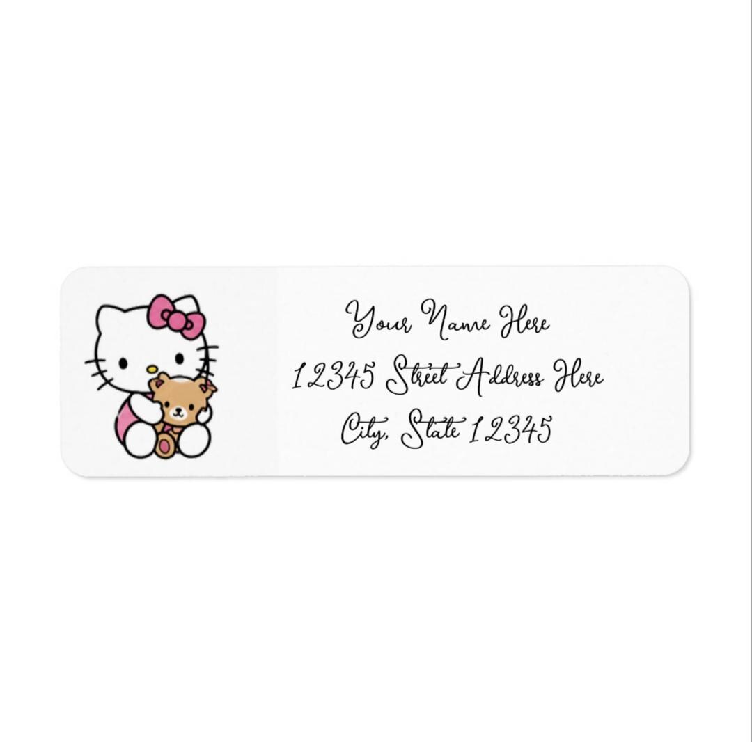 Kitty Name Label - Etsy