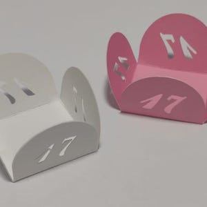 Kit de 50 unités, porte truffe en forme de pétales, livraison gratuite au Canada, boîte à bonbons, emballage de chocolat,  petal candy cup.