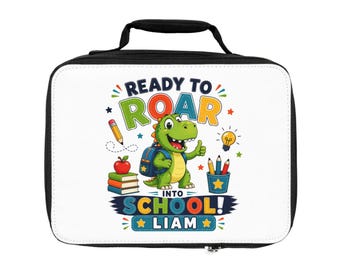Bonita lonchera para la vuelta al cole / Fiambrera infantil / Lonchera escolar personalizada