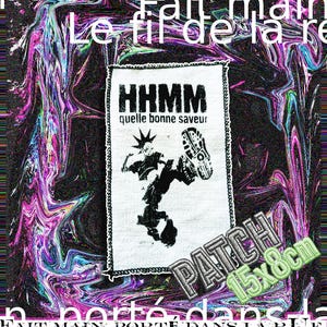 Parche antifascista hecho a mano | Parche Antifa | Parche activista serigrafiado | Parche punk para coser