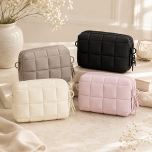 Puffer Camera Bag, Waterproof Camera Case, Compact Camera Pouch, Crossbody Photography Bag