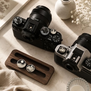 Threaded Shutter Button, Screw-In Metal Soft Release Button, Camera Accessory For Fujifilm X-T5 X100 Series Leica Style Cameras